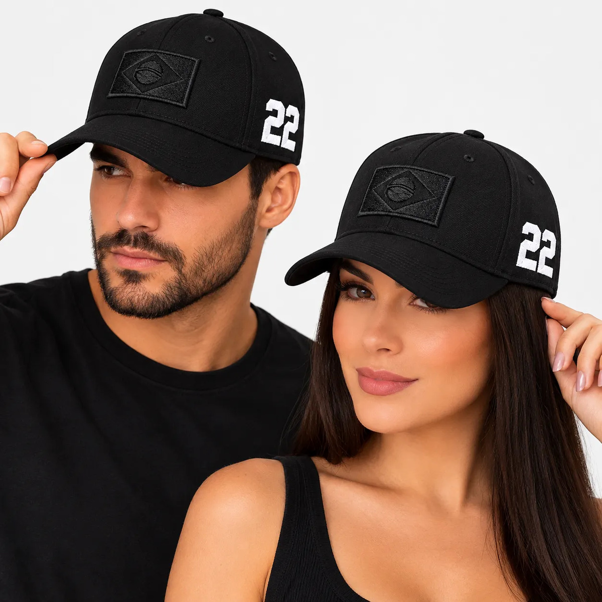 Boné Patriota Brasil 22 Casual Aba Curva Unissex Bolsonaro Preto Unico